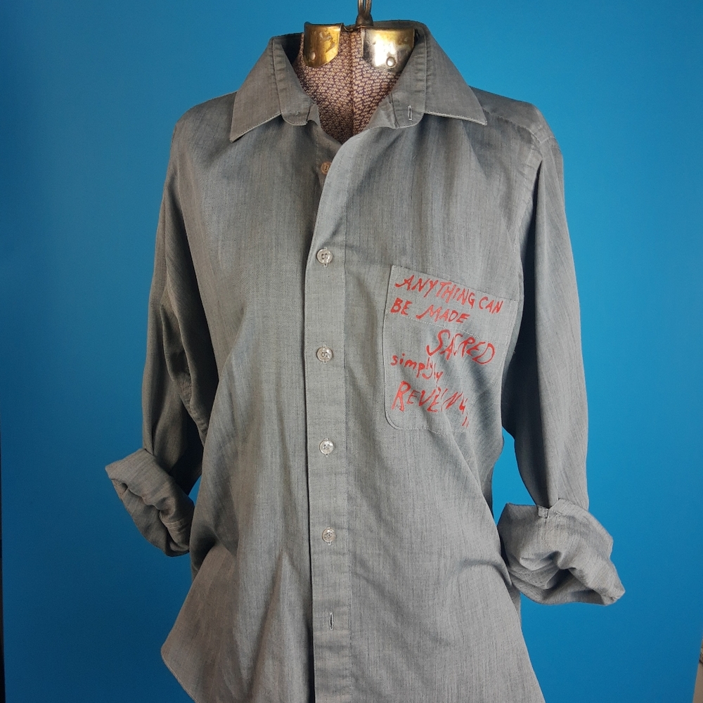 Hand Painted Button Down